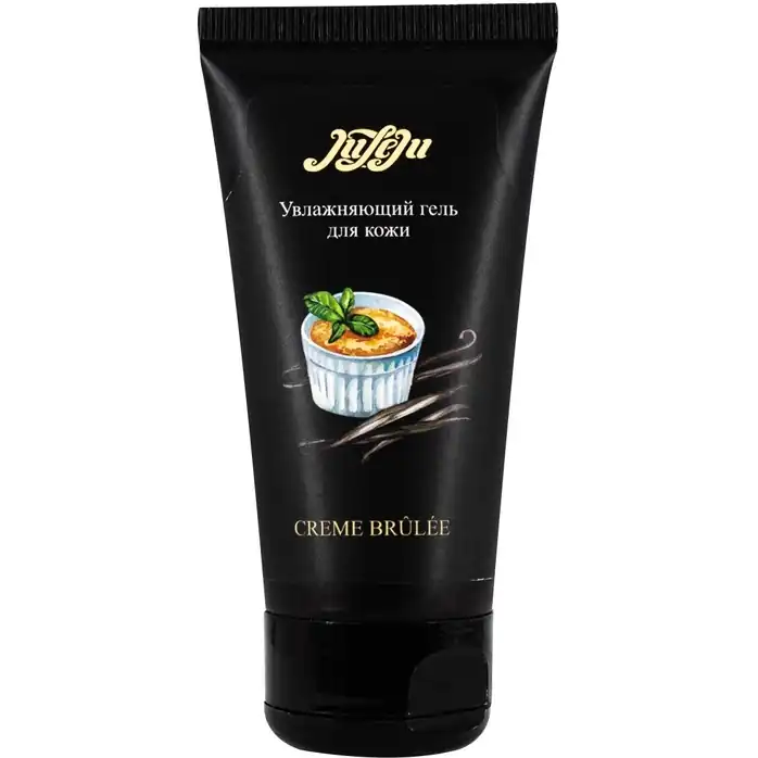 Съедобный интимный гель JuLeJu Creme Brulee с ароматом крем-брюле - 50 мл
