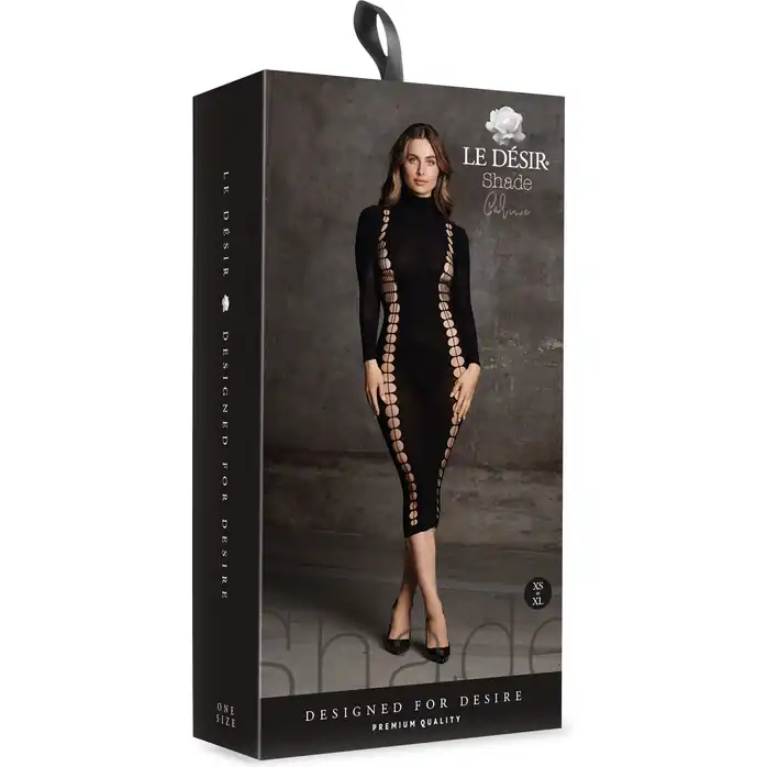 Эффектное длинное платье Carme XI Dress with Turtleneck - Le Desir. Фотография 5.