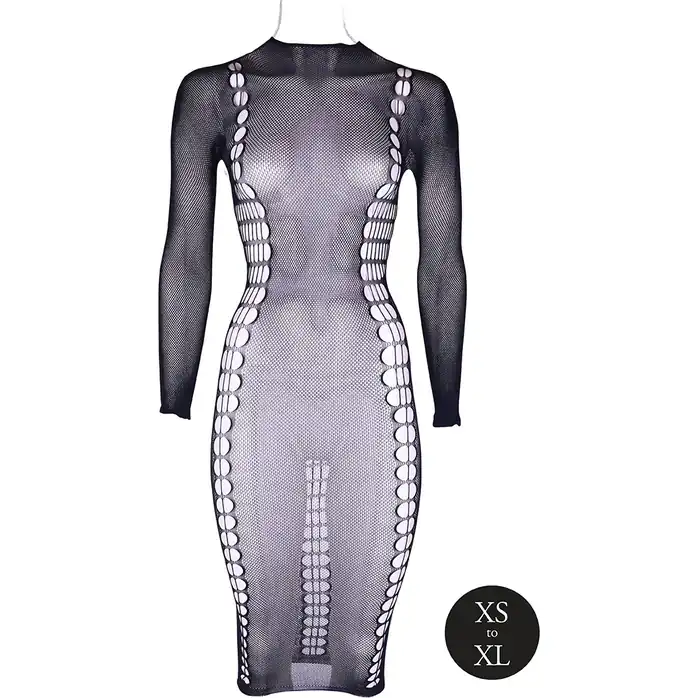 Эффектное длинное платье Carme XI Dress with Turtleneck - Le Desir. Фотография 8.