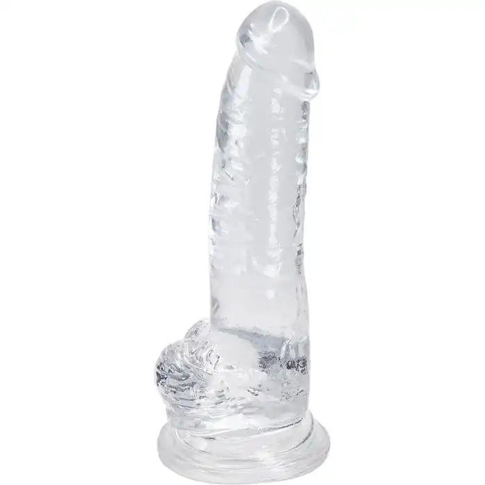 Прозрачный фаллоимитатор на присоске Torrent Jelly Dildo - 20,6 см - Alive