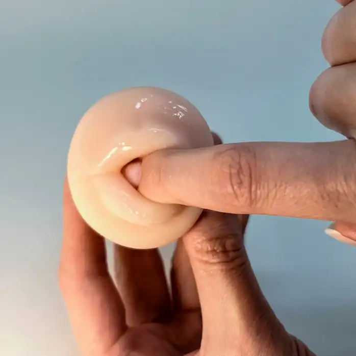 Телесный мастурбатор-ротик Oral Mini Masturbator - Alive. Фотография 3.