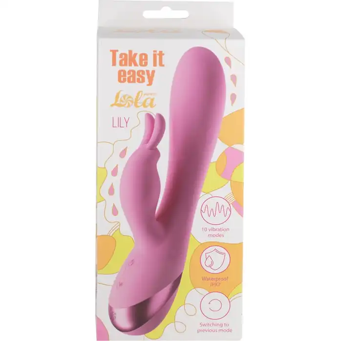 Розовый перезаряжаемый вибратор Lily - 19,6 см - Take it easy. Фотография 8.