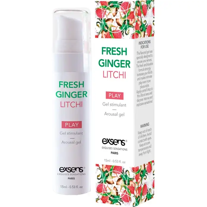 Возбуждающий гель Fresh Ginger Lychee Arousal Gel - 15 мл