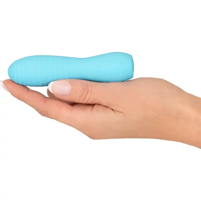 Голубой мини-вибратор Cuties - 10,8 см - You2Toys. Фотография 3.