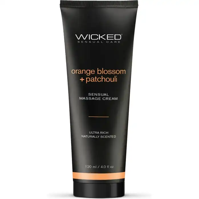 Массажный легкий крем WICKED Orange Blossom plus Patchouli - 120 мл