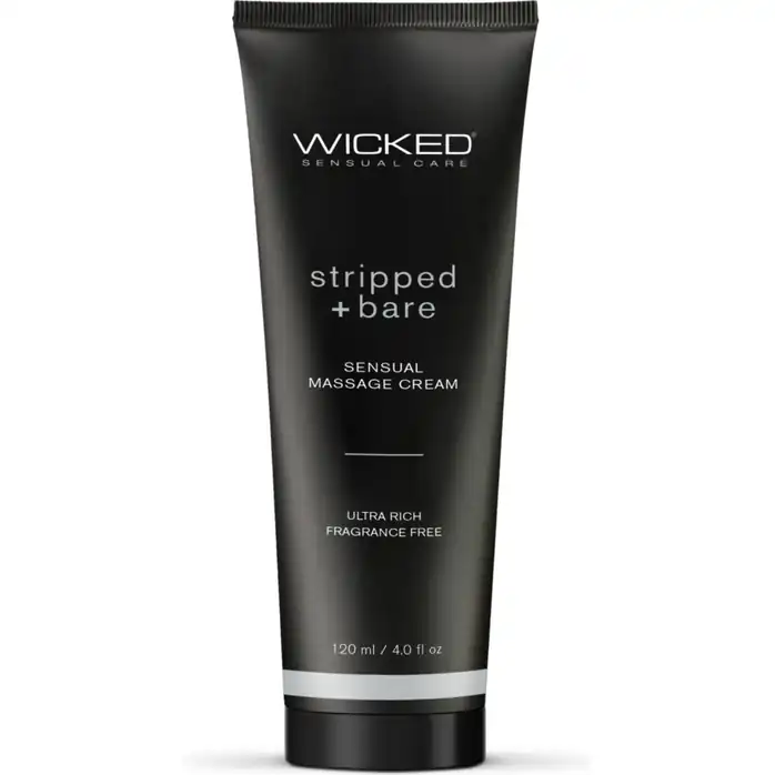 Массажный легкий крем WICKED Stripped plus Bare - 120 мл