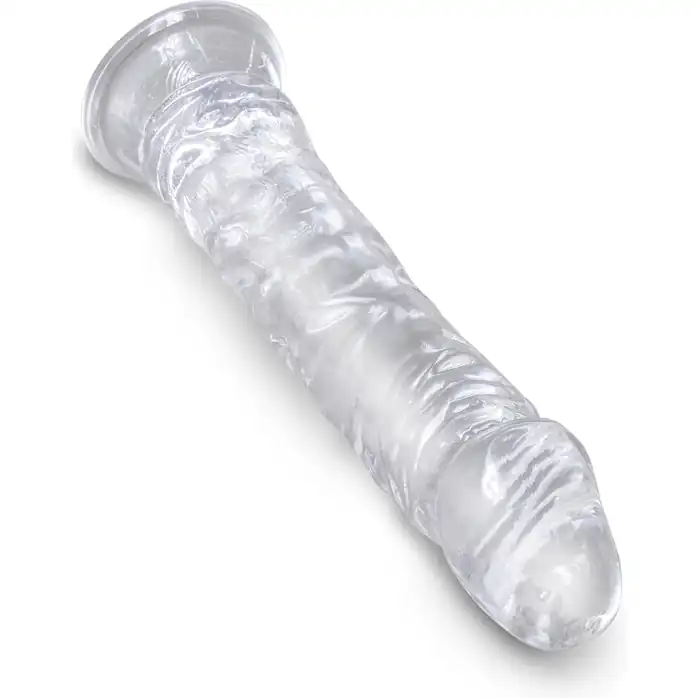 Прозрачный фаллоимитатор 8 Inch Dildo - 21,8 см - King Cock Clear. Фотография 4.