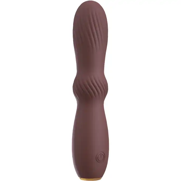 Коричневый вибратор Hazel 04 - 15 см - You2Toys. Фотография 6.