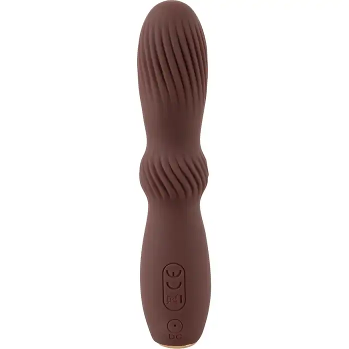 Коричневый вибратор Hazel 04 - 15 см - You2Toys. Фотография 8.