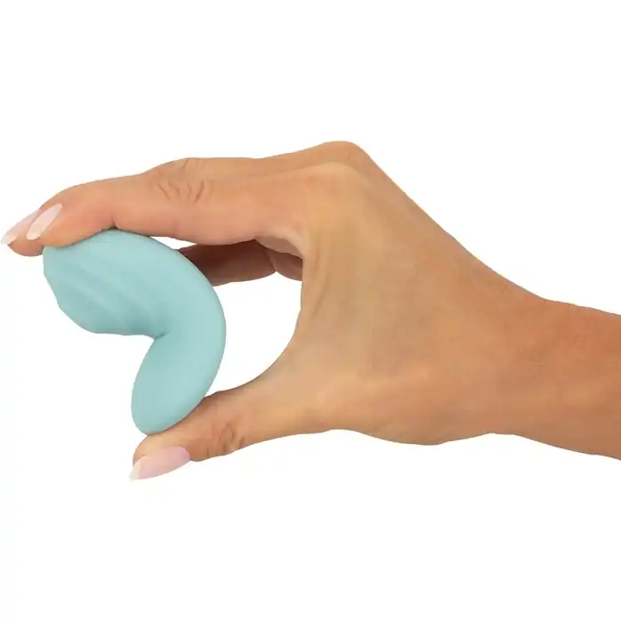 Аквамариновый вибратор в трусики с пультом ДУ Panty Vibrator - You2Toys. Фотография 4.