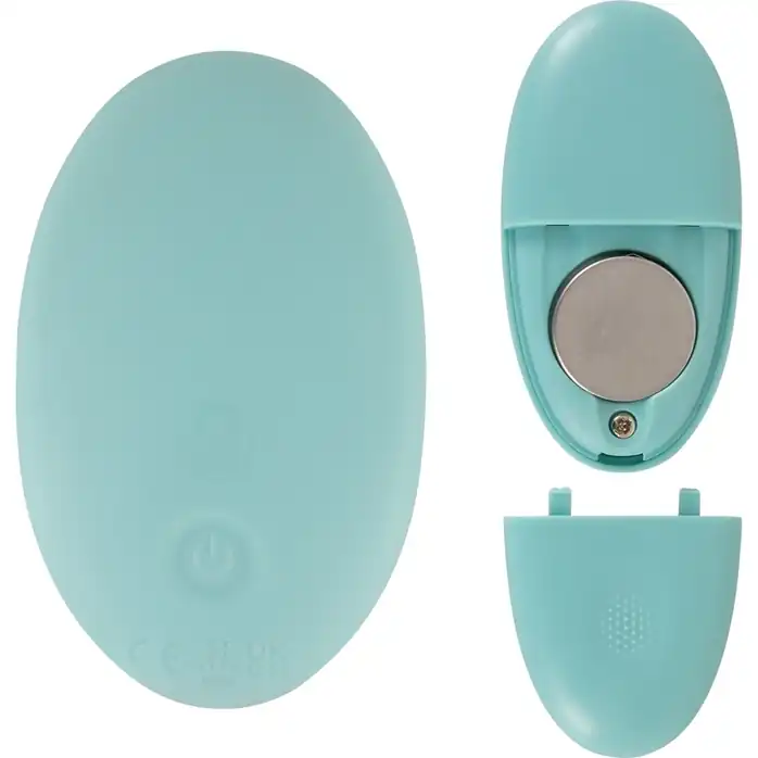 Аквамариновый вибратор в трусики с пультом ДУ Panty Vibrator - You2Toys. Фотография 10.