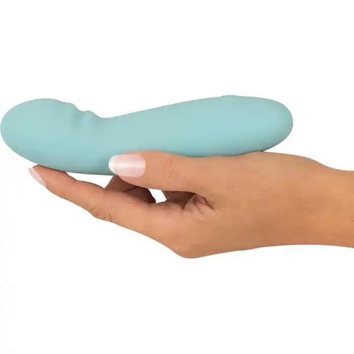 Аквамариновый мини-вибратор Cuties G-Spot Vibrator - 15,5 см - You2Toys. Фотография 3.