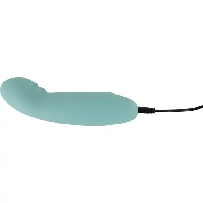 Аквамариновый мини-вибратор Cuties G-Spot Vibrator - 15,5 см - You2Toys. Фотография 9.