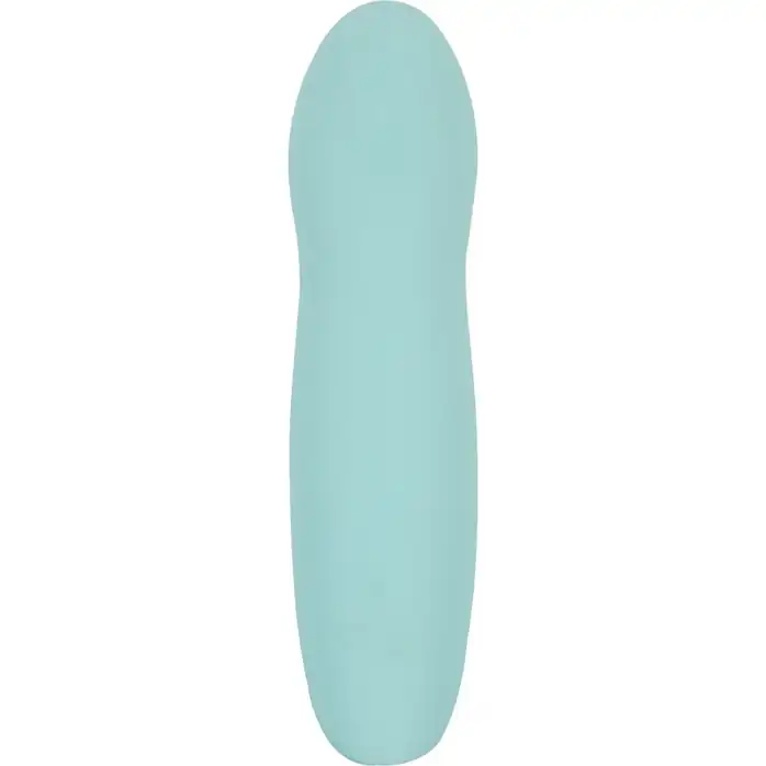 Бирюзовый мини-вибратор с клиторальным отростком Rabbit Vibrator - 15,5 см - You2Toys. Фотография 8.