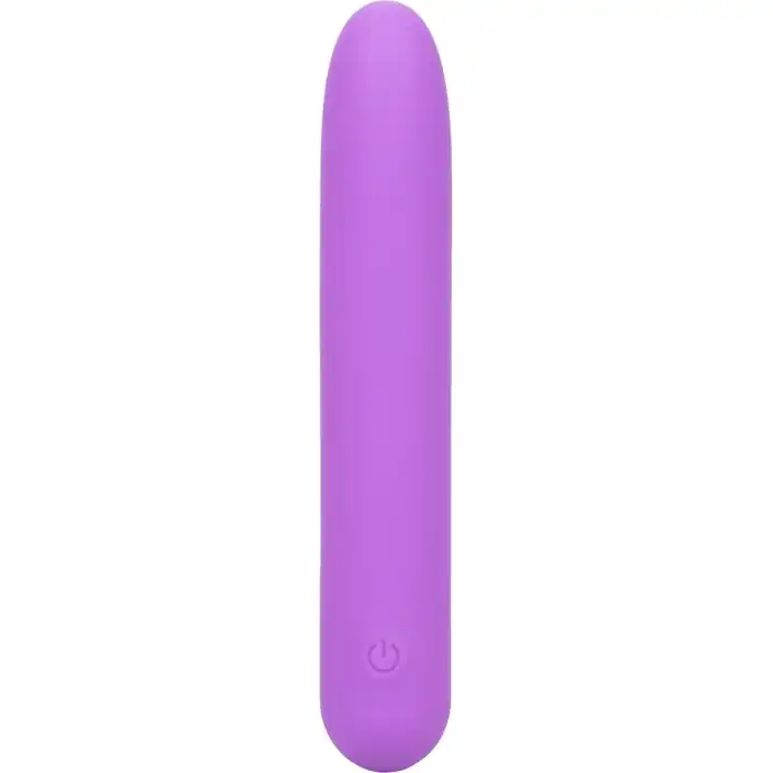 Фиолетовый мини-вибратор Bliss Liquid Silicone Mini Vibe - 10,75 см - Bliss. Фотография 5.