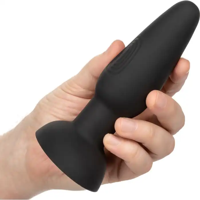 Черная анальная вибропробка Bionic Dual Pulsating Probe - 14 см - Bionic. Фотография 3.