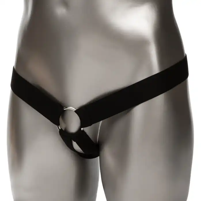 Телесный фаллопротез из силикона Extension with Harness - 15,75 см - Performance Maxx. Фотография 13.