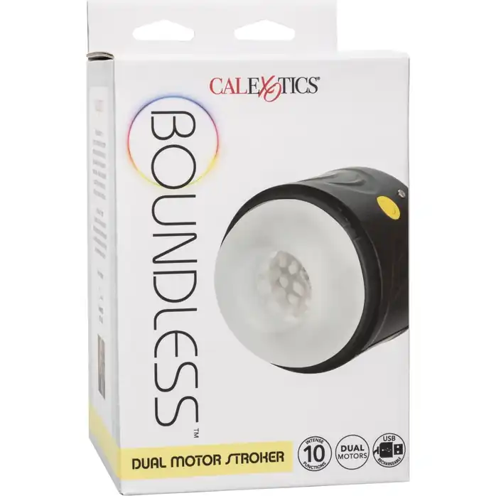 Мастурбатор с вибрацией Dual Motor Stroker - Boundless. Фотография 12.