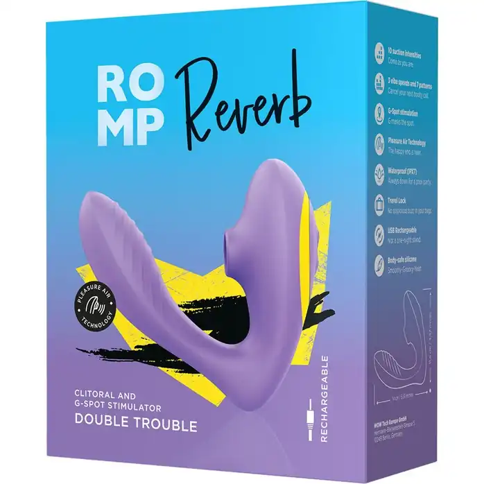 Сиреневый вибратор Romp Reverb. Фотография 2.
