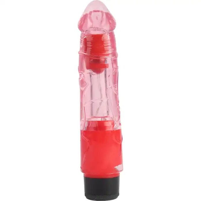 Розовый вибратор 8.1 Inch Realistic Vibe - 20 см - Basic Luv Theory. Фотография 3.