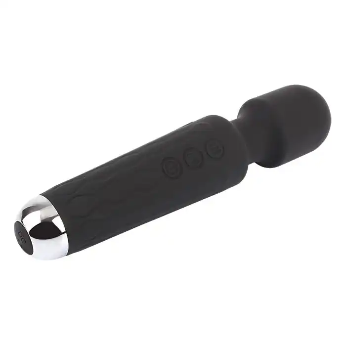 Черный жезловый вибратор Wacko Touch Massager - 20,3 см - Basic Luv Theory. Фотография 3.