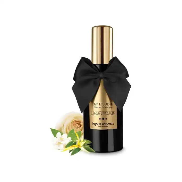 Силиконовый интимный гель Aphrodisia 2-in-1 Scented Silicone Massage And Intimate Gel - 100 мл. Фотография 2.