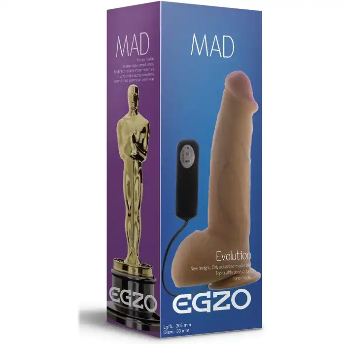 Реалистичный вибратор на присоске Mad Oscar - 20,5 см. FFF