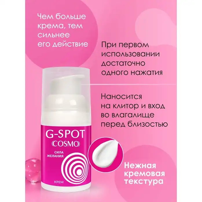 Стимулирующий интимный крем для женщин Cosmo G-spot - 28 гр - Возбуждающие средства. Фотография 3.