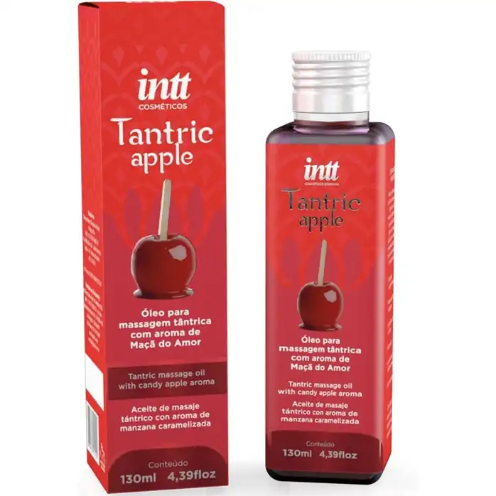 Массажное масло Tantric Apple с ароматом яблока - 130 мл