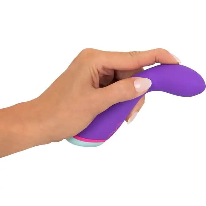 Фиолетовый вибратор для стимуляции точки G - 14,5 см - You2Toys. Фотография 5.