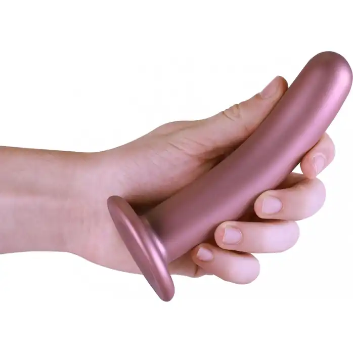 Розовый фаллоимитатор Smooth G-Spot - 15 см - Ouch!. Фотография 3.