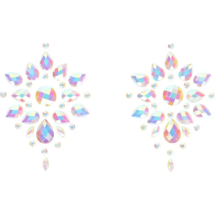 Декоративное украшение на соски на клеевой основе Body Jewelry Stickers - Ouch!. Фотография 4.