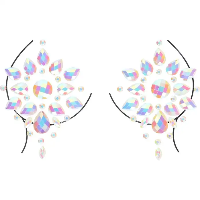 Декоративное украшение на соски на клеевой основе Body Jewelry Stickers - Ouch!. Фотография 5.