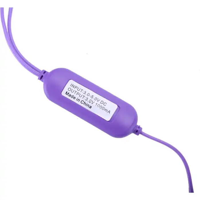 Фиолетовые гладкие виброяйца, работающие от USB - Оки-Чпоки. Фотография 3.