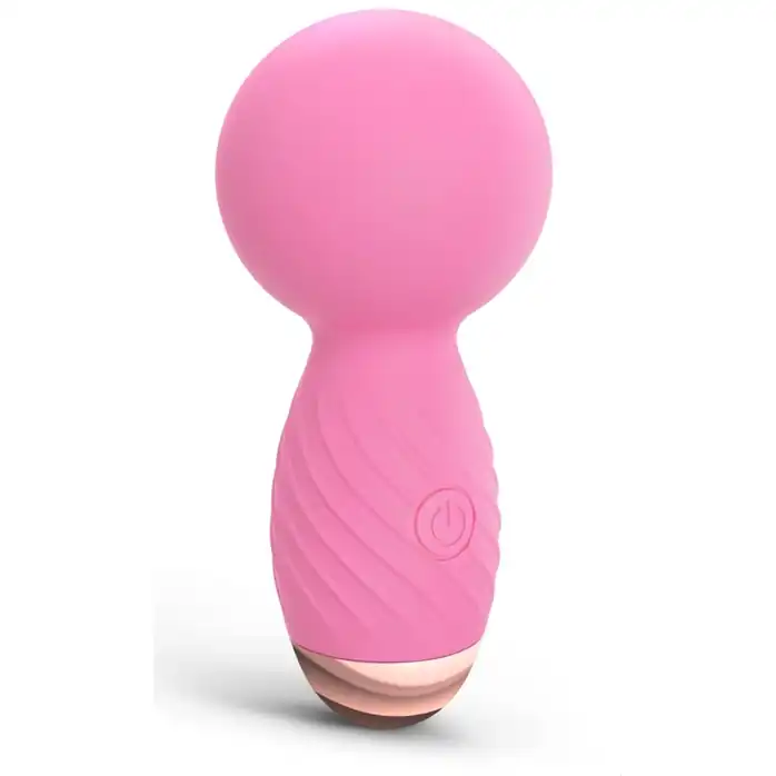 Розовый мини-wand вибратор Itsy Bitsy Mini Wand Vibrator