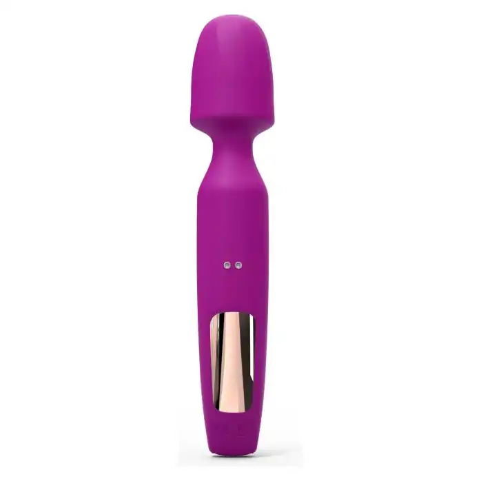 Лиловый вибратор с 2 сменными насадками R-Evolution Wand Vibrator with 2 Attachments