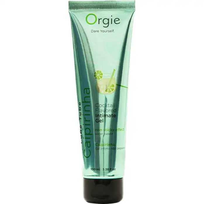Съедобный интимный гель Orgie Lube Tube Cocktail Caipirinha - 100 мл