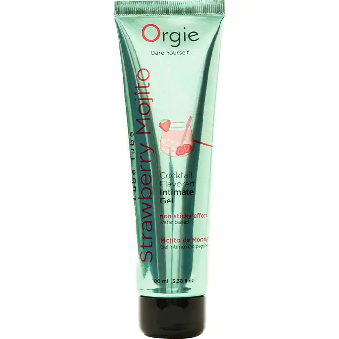 Съедобный интимный гель Orgie Lube Tube Cocktail Strawberry Mojito - 100 мл