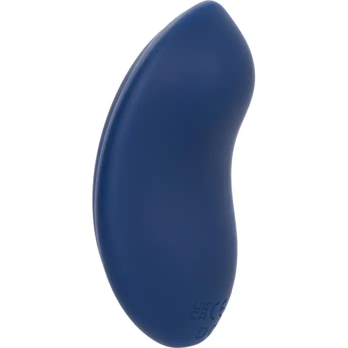 Синий вибромассажер Cashmere Velvet Curve - Cashmere. Фотография 8.