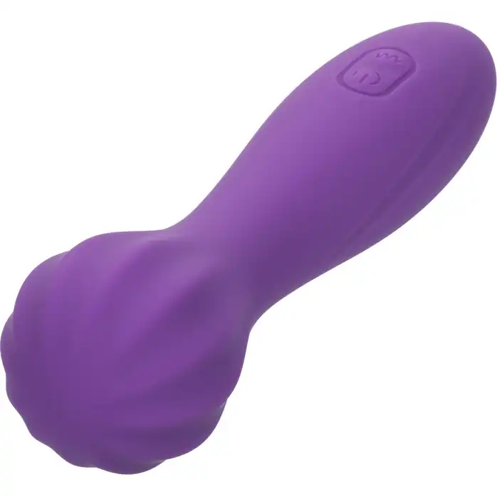 Фиолетовый вибромассажер Stella Liquid Silicone “O” Wand - 17,75 см - Stella. Фотография 8.