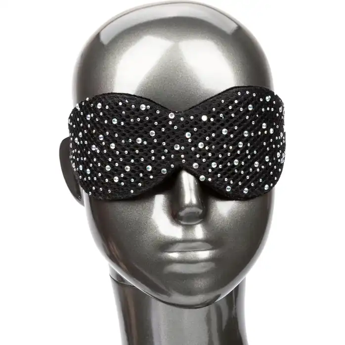 Черная маска на глаза Blackout Eye Mask со стразами - Radiance