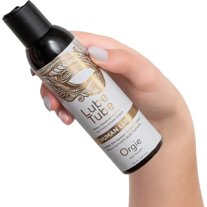 Интимный гель на водной основе Lube Tube Human Lube - 150 мл. Фотография 2.