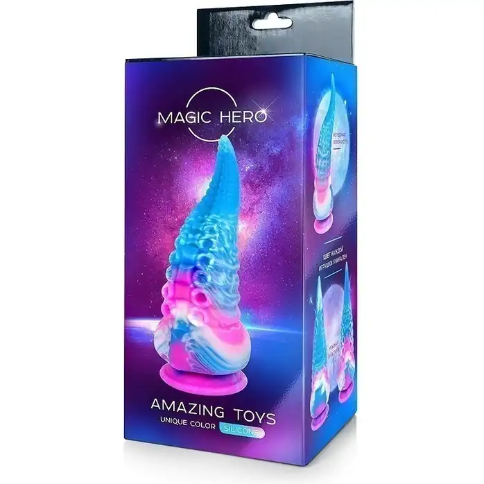 Фантазийный фаллоимитатор в форме щупальца - 21 см - MAGIC HERO. Фотография 5.