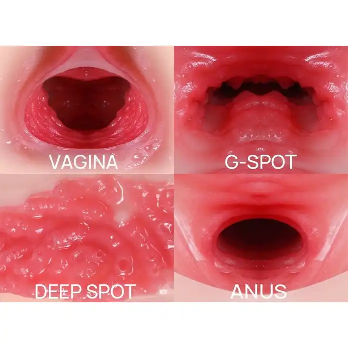 Мастурбатор-полуторс с двойным слоем материала Maria Onahole Real Vagina. Фотография 9.