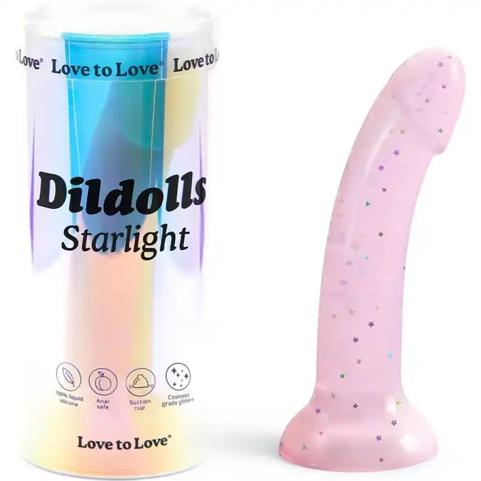 Фаллоимитатор из жидкого силикона Dildolls Starlight - 17,6 см. Фотография 5.