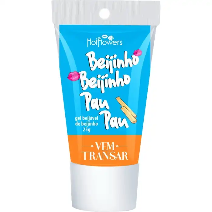 Гель для оральных ласк Beijinho Beijinho Pau Pau со вкусом кокоса - 25 гр