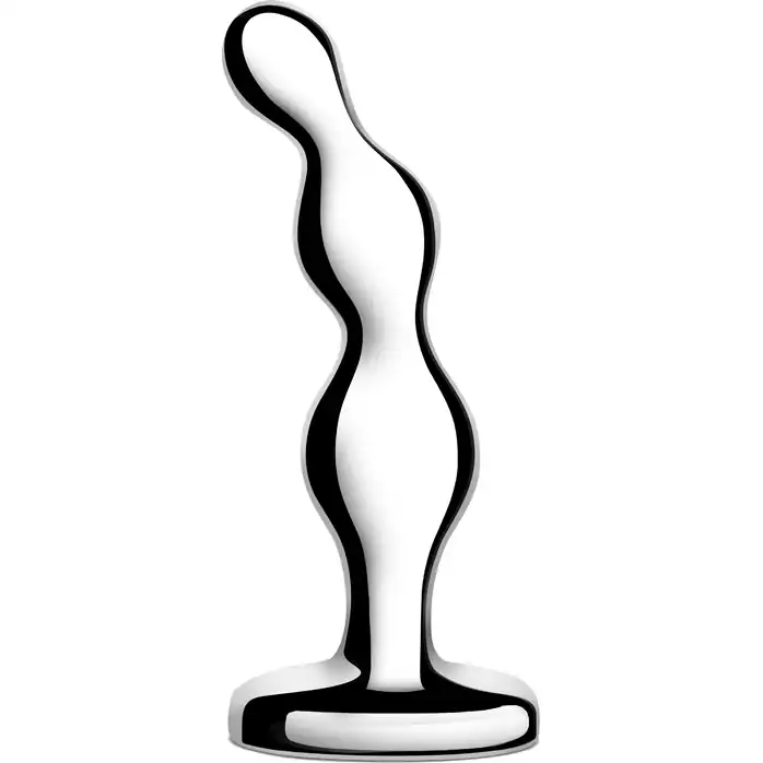 Стальной анальный фаллоимитатор для простаты Stainless Steel Anal Beads - 13 см