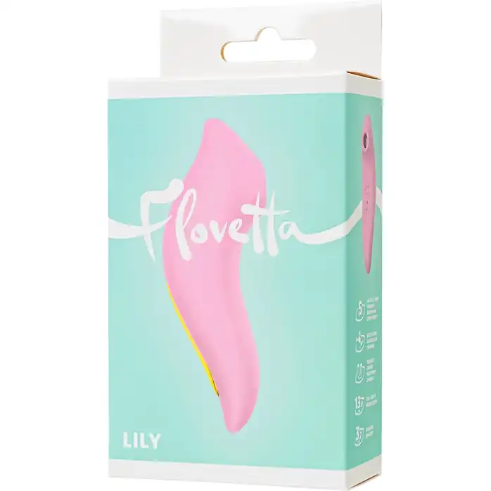 Розовый вакуумный стимулятор Lily - Flovetta. Фотография 10.