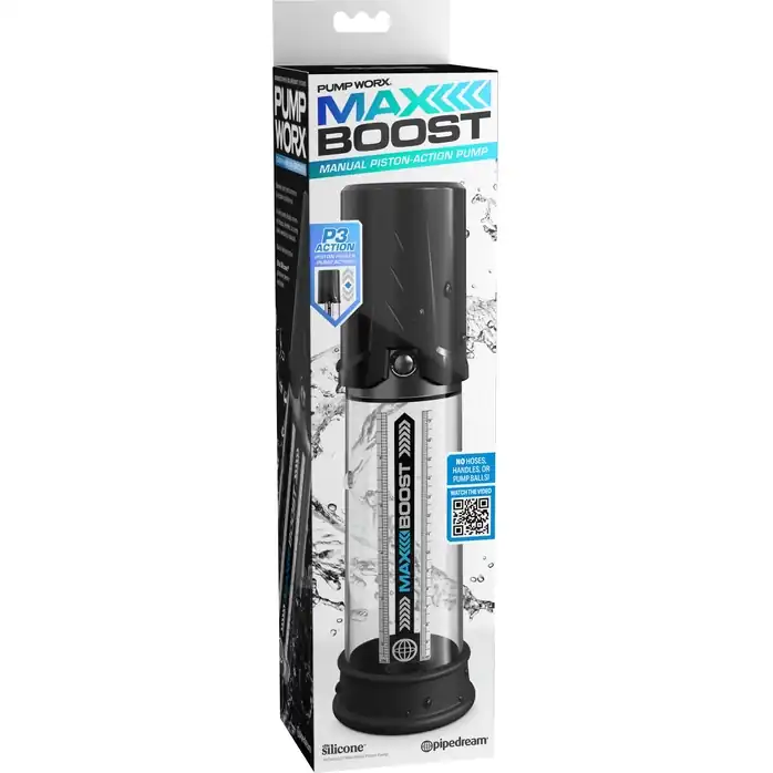 Чёрная вакуумная помпа Max Boost - Pump Worx. Фотография 2.