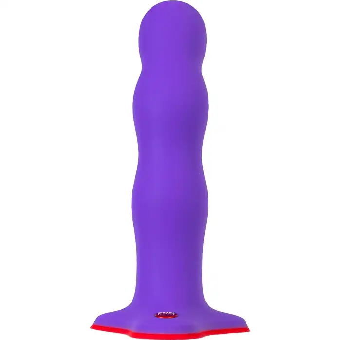 Фиолетовый фаллоимитатор Stubs Bouncer - 18,5 см